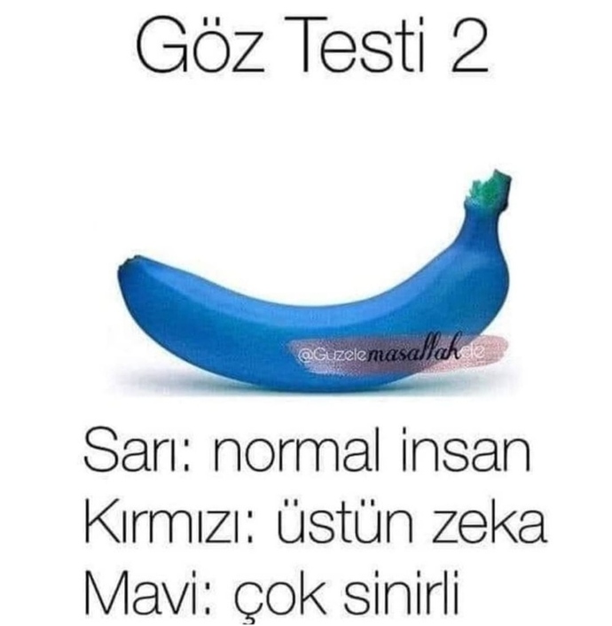 Gözlerim iyidir diyen gelsin göz testi yapacam, ben sarı görüyorum ya siz? ilginç 🤔?