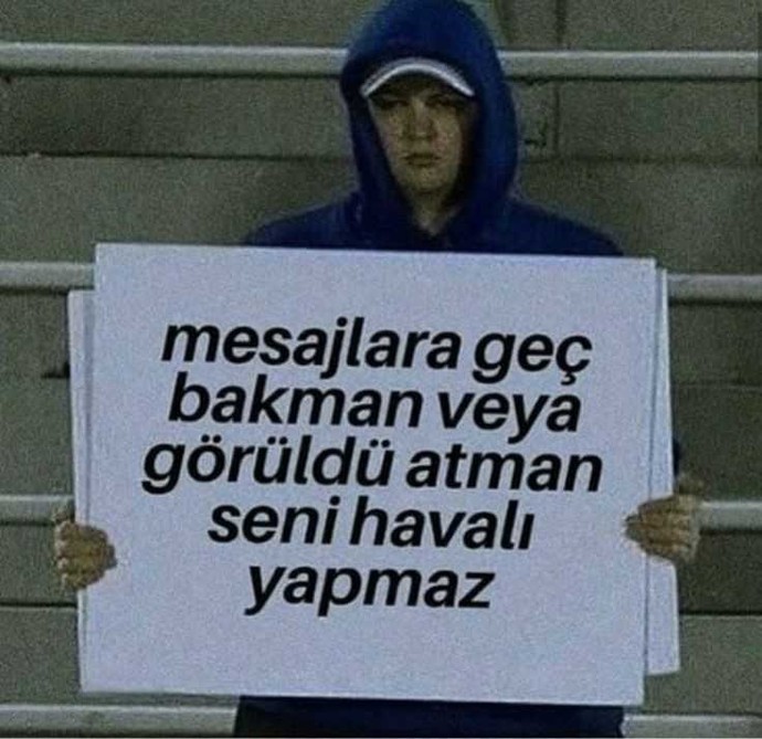 Mesajına görüldü atana ikinci mesajı atar mısın?