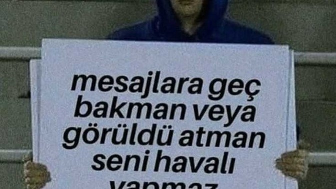 Mesajına görüldü atana ikinci mesajı atar mısın?