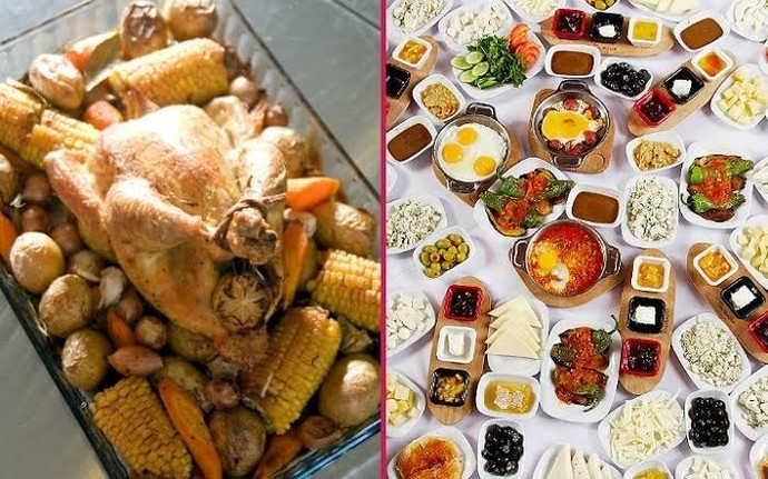 Dışarıda yemek için para ayirsan sabah kahvaltisini mi, aksam yemegini mi secersin?