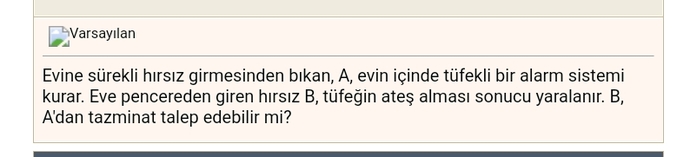 Hade size bir soru?
