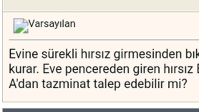 Hade size bir soru?