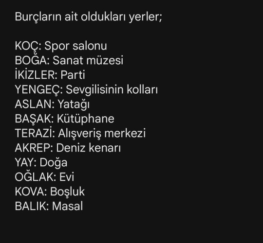 Burcuna göre ait olduğun yer neresi?