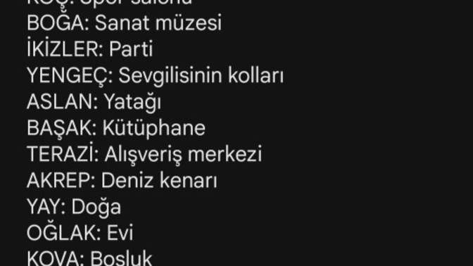 Burcuna göre ait olduğun yer neresi?