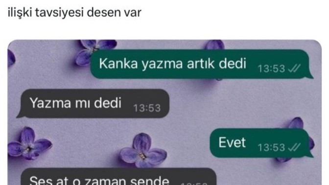 Arkadaşlarına ilişki tavsiyesi veren misin yoksa o tavsiyeyi alan mısın?