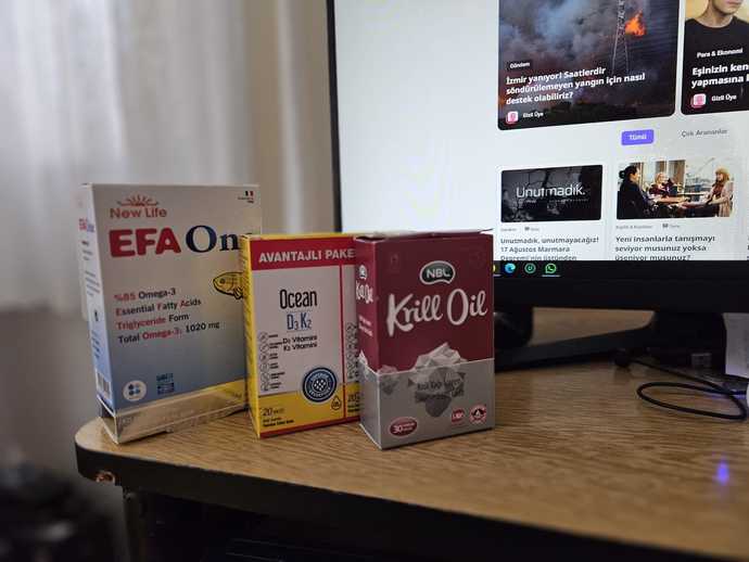Günlük kullandığım takviyeler