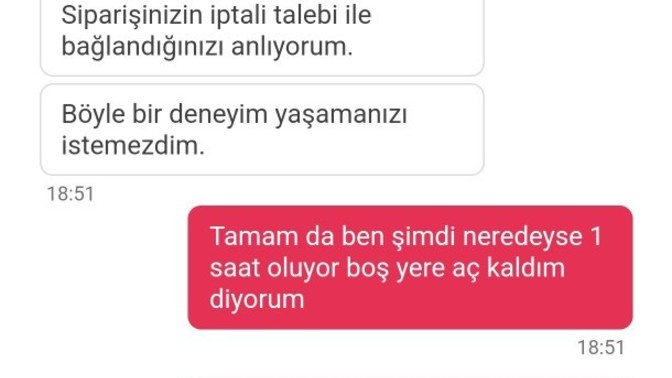 Yemeksepeti müşteriyi resmen aşağılıyor?