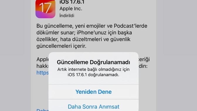 İPHONE 11 GÜNCELLENMİYOR?