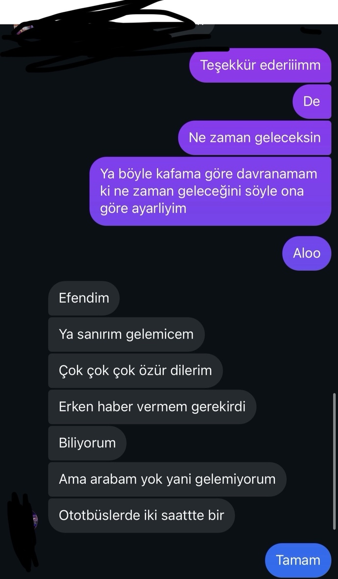 Ben bu çocukla artık görüşmeyeceğim sizce haksiz miyim?
