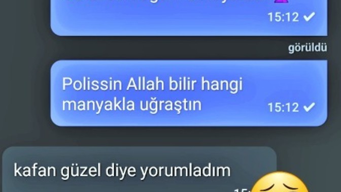 Ben kafan güzel cevabını alacak ne dedim şimdi? O mu kime satasacagini sasiriyor sorum kimde?