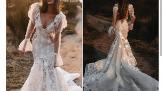 Balık model gelinlikler havalı mı?