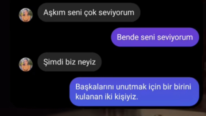 Başkasını unutmak için başkasıyla oldunuz mu 🤔?