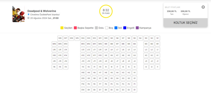 Sinema bileti 230 lira olmuş! Sinemaya gitmekte mi lüks oldu?
