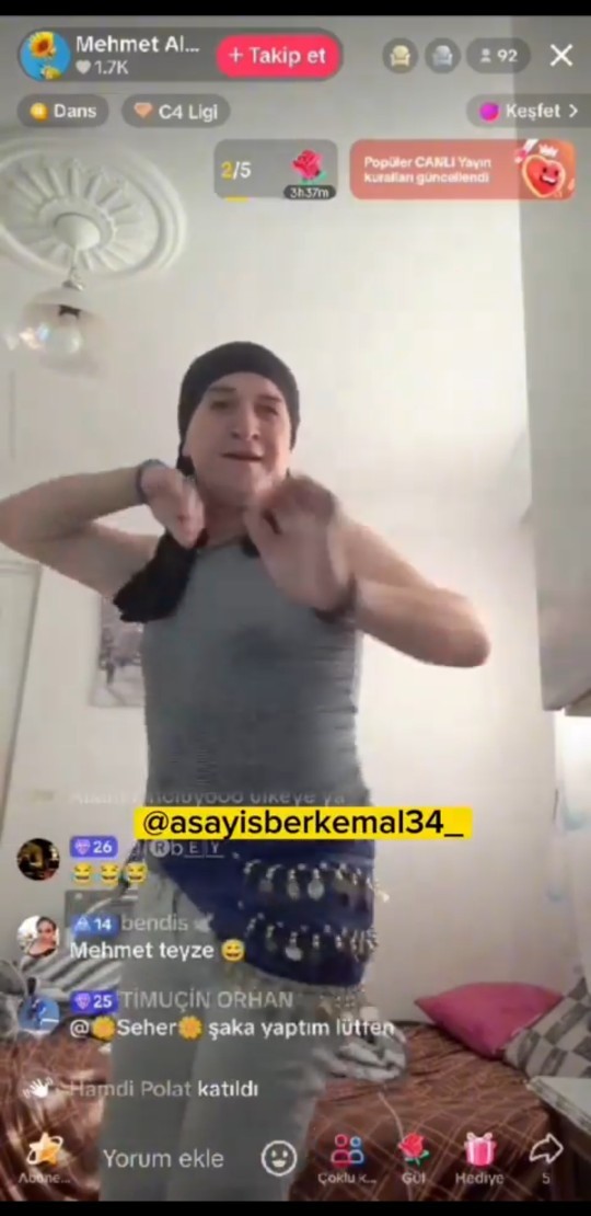 Tiktok gobek atan dayiyi gordunuz mu?