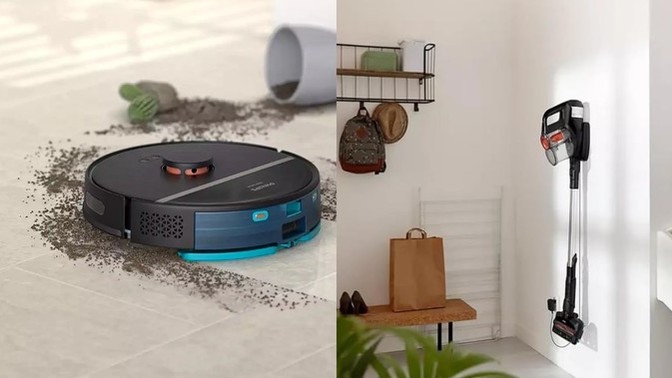 Dikey süpürgenin pratikliği seni cezbediyor mu yoksa robot süpürgenin kendi başına çalışması mı daha cazip geliyor?