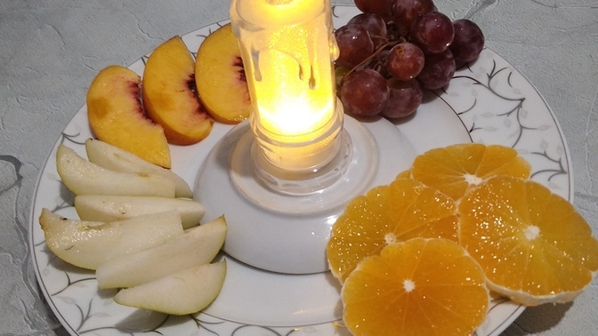 Kendime böyle alevli 🔥bir meyve tabağı hazırladım nasıl olmuş?