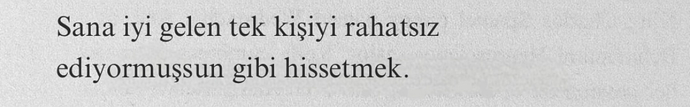 Kötü bir his söyleyin?