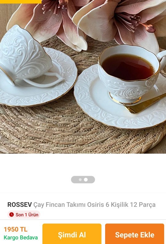 Çeyiz için en şık fincan takımları hangi markada var?