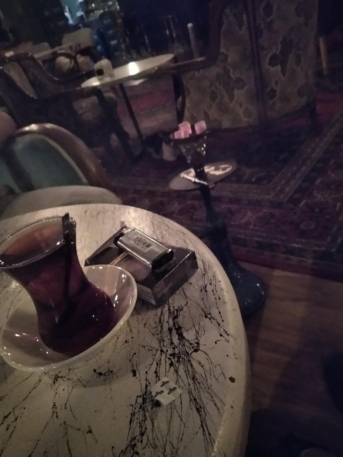 Nargile ile kahve içer misiniz?