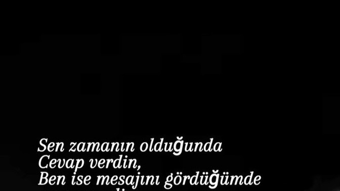 Mesajı gördüğünde hemen cevap verir misiniz?