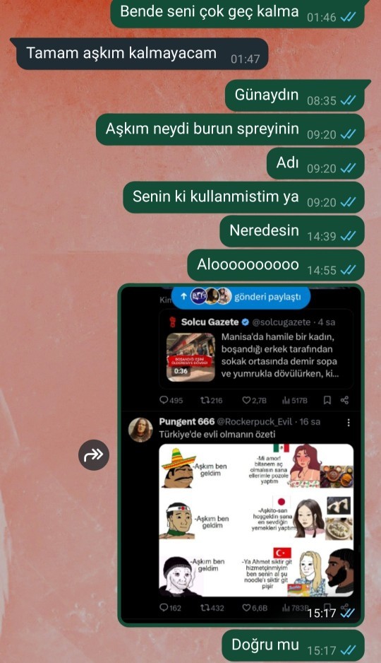 Bir insan bu kadar mesgul olabilir mi?