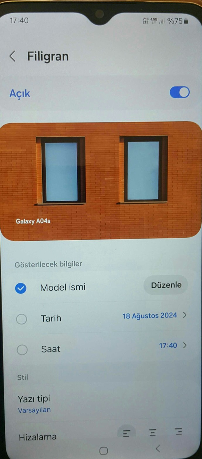 Telefonunuzun Kamerası da Filigran Özelliği Mevcut mu?