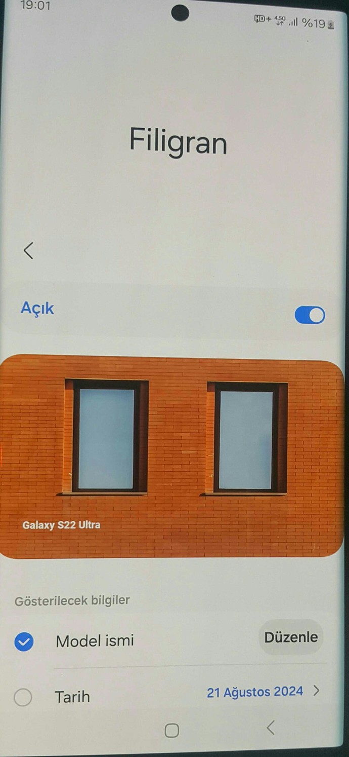 Telefonunuzun Kamerası da Filigran Özelliği Mevcut mu?
