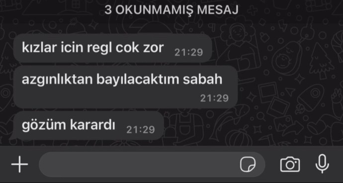 Regl olduğunuzda en çok neyden şikayet ediyorsunuz?