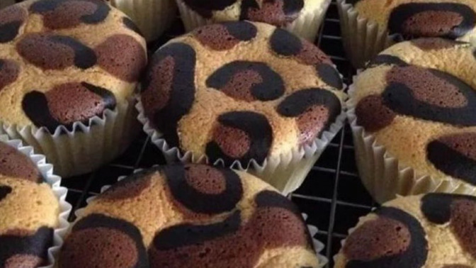 Leoparlı kek yaptım, nasıl olmuş?