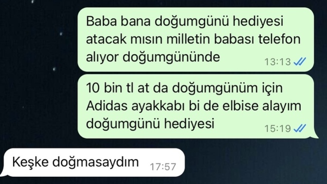 Babamın @diliğine bakar mısınız?