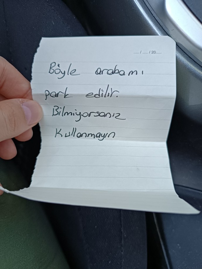 Siz de böyle notla karşılaşıyor musunuz?