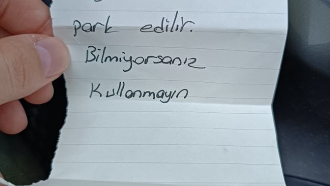 Siz de böyle notla karşılaşıyor musunuz?