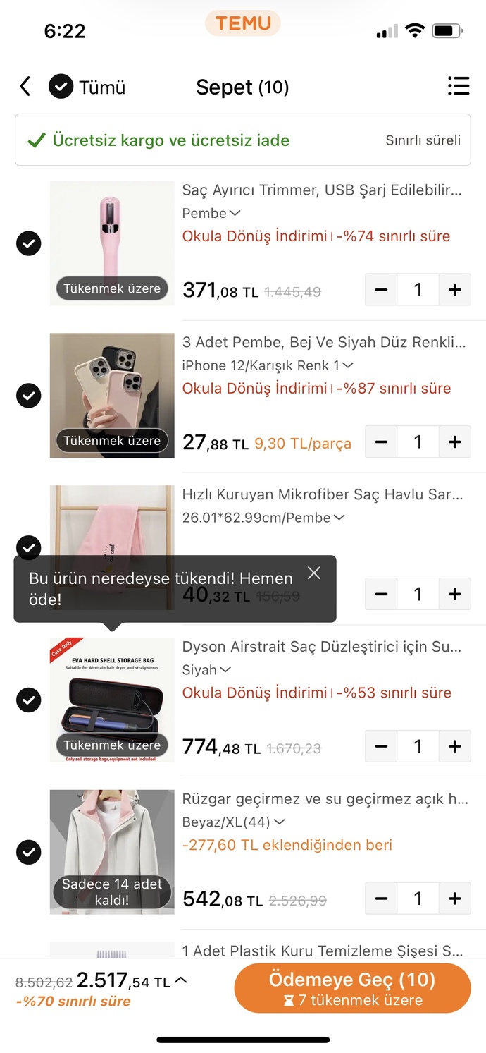 Temudan alışveriş yapan var mı?
