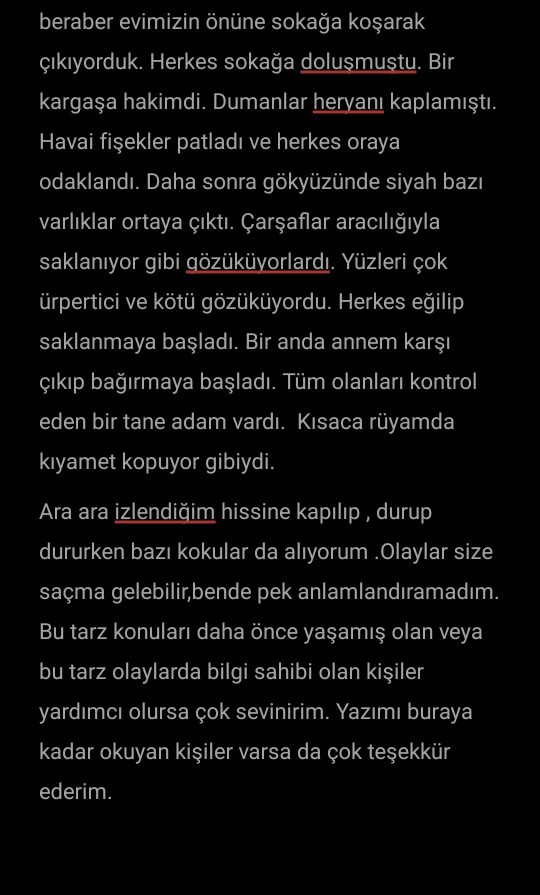 Garip rüyalar ve paranormal olaylar?