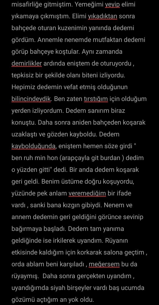 Garip rüyalar ve paranormal olaylar?