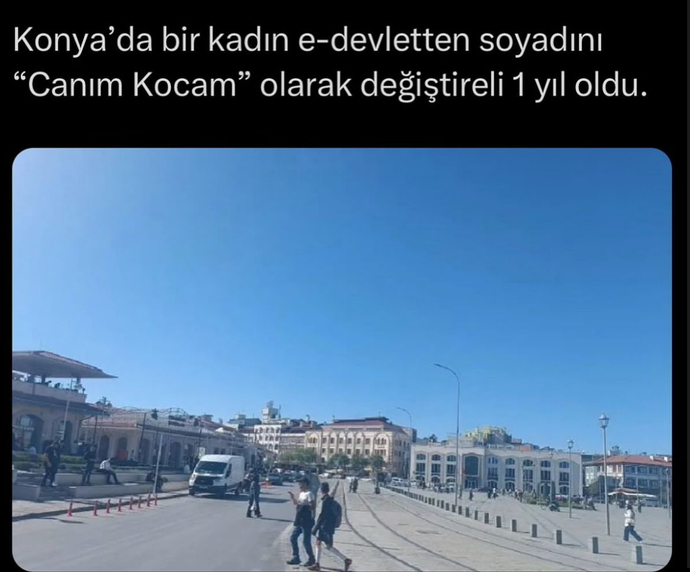 Canım kocam soyadını alır mıydınız?