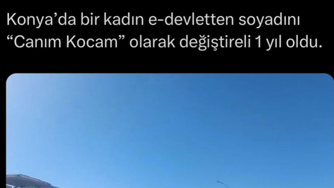 Canım kocam soyadını alır mıydınız?