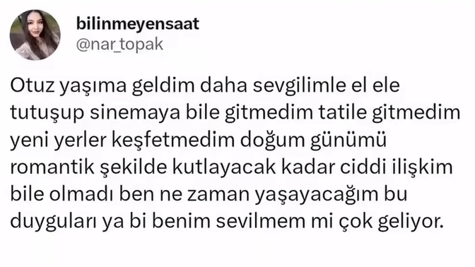 Böyle demiş bir ablamız Haksız mı?