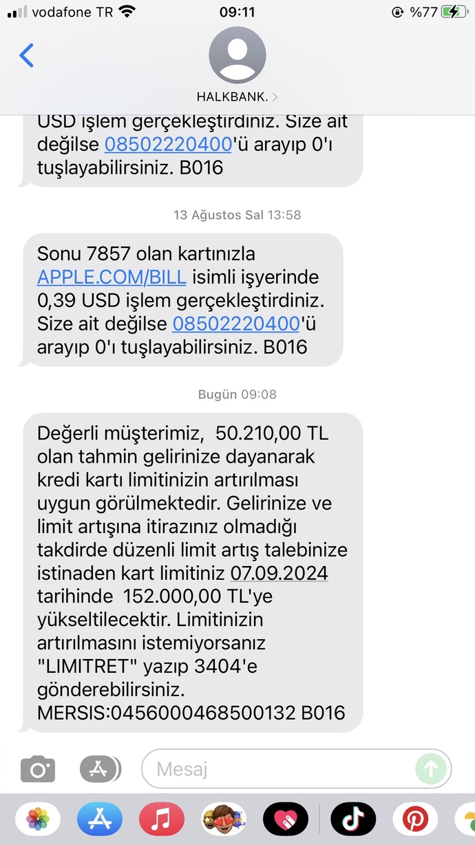 Tahmini geliriniz bu kadar diyor ama böyle bir gelirim yok?