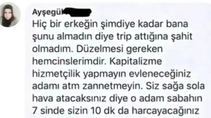 Kadınlar neden paraci pulcu hepsi değil tabi ama çoğu böyle hep erkeğe yük olma derdindeler değil mi?
