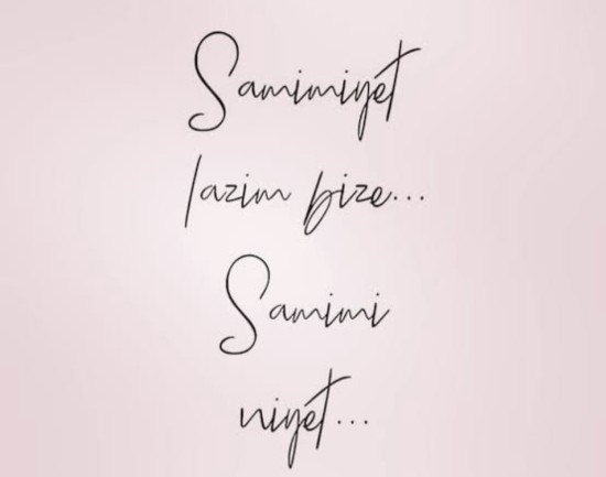 İnsanların samimiyetine inanıyor musunuz?