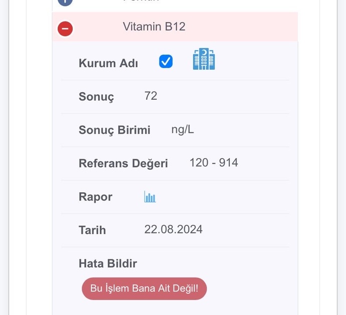 B12 eksikliği neden olur?