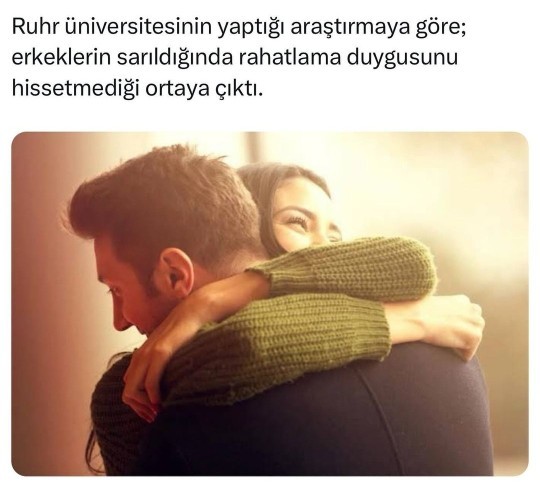 Sarılmak kadınlarda ve erkeklerde farklı etki mi yaratıyor?