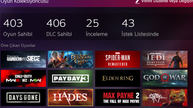 Steam Hesabınızda Kaç Oyun Var?