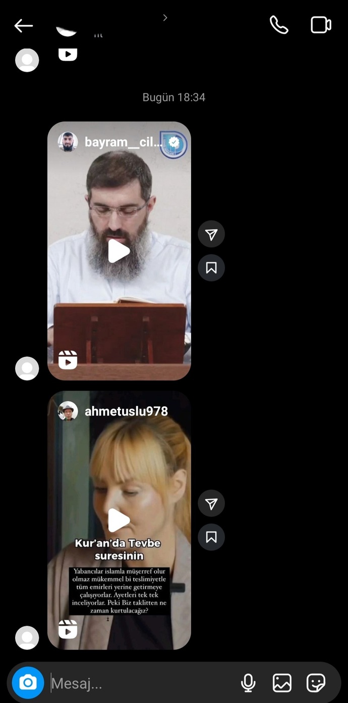 Size atılan reels videolarını izliyor musunuz?