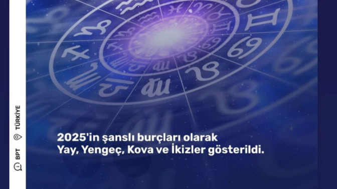 2025 in şanslı burçları?