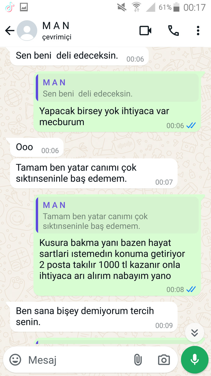 Kız arkadaşınızın ihtiyaçlarını karşılar mısınız beyler?