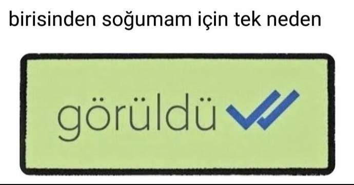 Görüldü atan bir insandan soğur musunuz?