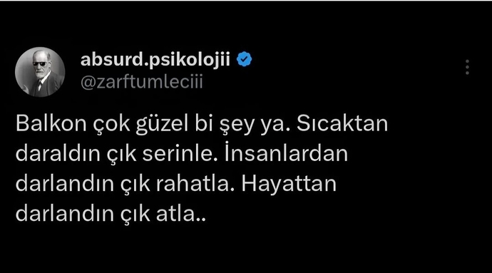 Evinizde balkon var mı?