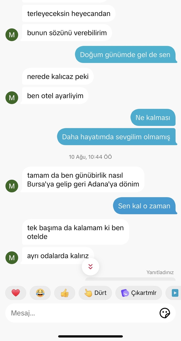 Çocuk böyle demişti ve neden doğumgünüme gelmiyor?